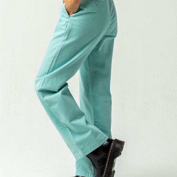 Obey Creeper High Waisted Straight Leg Trousers Size 31 - Picture 9 of 11